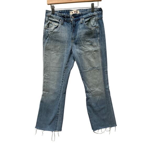 AMO Denim Kick Crop Keans Size 27 in sweet cheeks - Picture 1 of 8